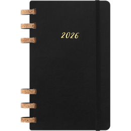 Calendrier 12M Spiral Planner 2026 Large Black dans le groupe Papiers & Blocs / Calendriers et agendas / Calendriers 12 mois chez Pen Store (136104)