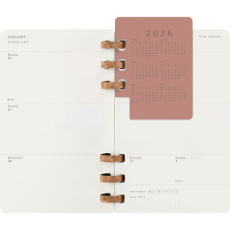 Calendrier 12M Spiral Planner 2026 Large Black dans le groupe Papiers & Blocs / Calendriers et agendas / Calendriers 12 mois chez Pen Store (136104)