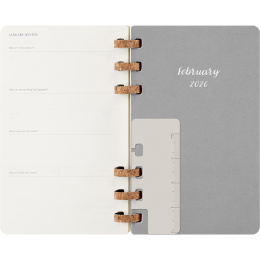 Calendrier 12M Spiral Planner 2026 Large Black dans le groupe Papiers & Blocs / Calendriers et agendas / Calendriers 12 mois chez Pen Store (136104)