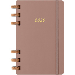 Calendrier 12M Spiral Planner 2026 Large Almond dans le groupe Papiers & Blocs / Calendriers et agendas / Calendriers 12 mois chez Pen Store (136105)