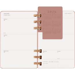 Calendrier 12M Spiral Planner 2026 Large Almond dans le groupe Papiers & Blocs / Calendriers et agendas / Calendriers 12 mois chez Pen Store (136105)