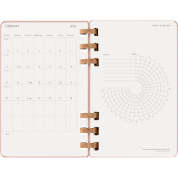 Calendrier 12M Spiral Planner 2026 Large Almond dans le groupe Papiers & Blocs / Calendriers et agendas / Calendriers 12 mois chez Pen Store (136105)