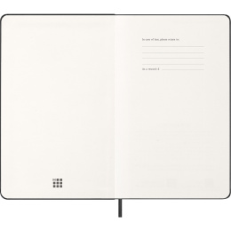 Calendrier 12M Weekly Horizontal 2026 Hardcover Large Black dans le groupe Papiers & Blocs / Calendriers et agendas / Calendriers 12 mois chez Pen Store (136106)