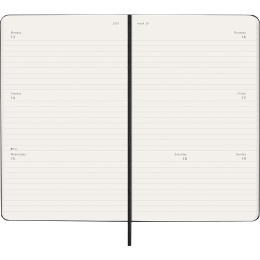 Calendrier 12M Weekly Horizontal 2026 Hardcover Large Black dans le groupe Papiers & Blocs / Calendriers et agendas / Calendriers 12 mois chez Pen Store (136106)