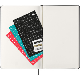 Calendrier 12M Weekly Horizontal 2026 Hardcover Large Black dans le groupe Papiers & Blocs / Calendriers et agendas / Calendriers 12 mois chez Pen Store (136106)