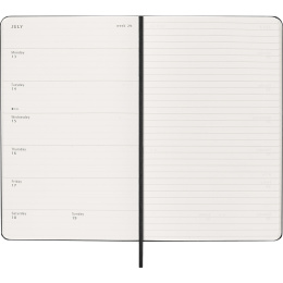 Calendrier 12M Weekly Notebook 2026 Hardcover Large Black dans le groupe Papiers & Blocs / Calendriers et agendas / Calendriers 12 mois chez Pen Store (136110)