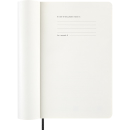Calendrier 12M Weekly Notebook 2026 Softcover Large Black dans le groupe Papiers & Blocs / Calendriers et agendas / Calendriers 12 mois chez Pen Store (136111)
