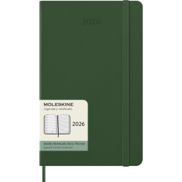 Calendrier 12M Weekly Notebook 2026 Hardcover Large Myrtle Green dans le groupe Papiers & Blocs / Calendriers et agendas / Calendriers 12 mois chez Pen Store (136112)