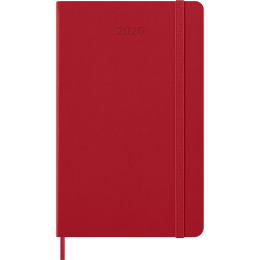 Calendrier 12M Weekly Notebook 2026 Hardcover Large Red dans le groupe Papiers & Blocs / Calendriers et agendas / Calendriers 12 mois chez Pen Store (136115)