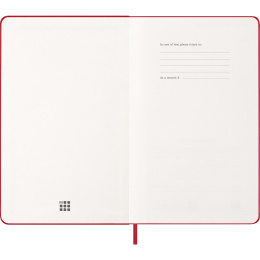 Calendrier 12M Weekly Notebook 2026 Hardcover Large Red dans le groupe Papiers & Blocs / Calendriers et agendas / Calendriers 12 mois chez Pen Store (136115)