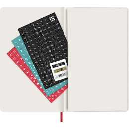 Calendrier 12M Weekly Notebook 2026 Softcover Large Red dans le groupe Papiers & Blocs / Calendriers et agendas / Calendriers 12 mois chez Pen Store (136116)