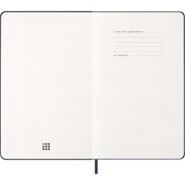 Calendrier 12M Weekly Notebook 2026 Hardcover Large Sapphire Blue dans le groupe Papiers & Blocs / Calendriers et agendas / Calendriers 12 mois chez Pen Store (136117)