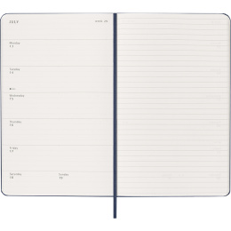 Calendrier 12M Weekly Notebook 2026 Hardcover Large Sapphire Blue dans le groupe Papiers & Blocs / Calendriers et agendas / Calendriers 12 mois chez Pen Store (136117)