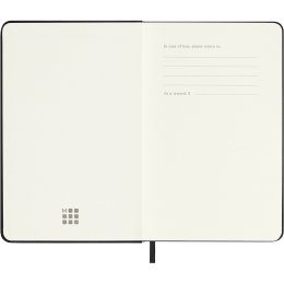 Calendrier 12M Weekly Notebook 2026 Hardcover Pocket Black dans le groupe Papiers & Blocs / Calendriers et agendas / Calendriers 12 mois chez Pen Store (136118)