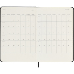 Calendrier 12M Weekly Notebook 2026 Hardcover Pocket Black dans le groupe Papiers & Blocs / Calendriers et agendas / Calendriers 12 mois chez Pen Store (136118)