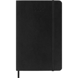 Calendrier 12M Weekly Notebook 2026 Softcover Pocket Black dans le groupe Papiers & Blocs / Calendriers et agendas / Calendriers 12 mois chez Pen Store (136119)