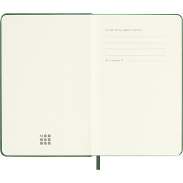 Calendrier 12M Weekly Notebook 2026 Hardcover Pocket Myrtle Green dans le groupe Papiers & Blocs / Calendriers et agendas / Calendriers 12 mois chez Pen Store (136120)