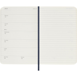 Calendrier 12M Weekly Notebook 2026 Softcover Pocket Sapphire Blue dans le groupe Papiers & Blocs / Calendriers et agendas / Calendriers 12 mois chez Pen Store (136122)