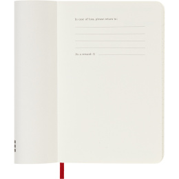 Calendrier 12M Weekly Notebook 2026 Softcover Pocket Red dans le groupe Papiers & Blocs / Calendriers et agendas / Calendriers 12 mois chez Pen Store (136124)