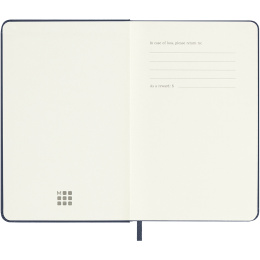 Calendrier 12M Weekly Notebook 2026 Hardcover Pocket Sapphire Blue dans le groupe Papiers & Blocs / Calendriers et agendas / Calendriers 12 mois chez Pen Store (136125)