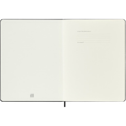 Calendrier 12M Weekly Notebook 2026 Hardcover XL Black dans le groupe Papiers & Blocs / Calendriers et agendas / Calendriers 12 mois chez Pen Store (136126)