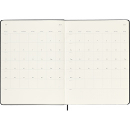 Calendrier 12M Weekly Notebook 2026 Hardcover XL Black dans le groupe Papiers & Blocs / Calendriers et agendas / Calendriers 12 mois chez Pen Store (136126)