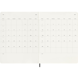 Calendrier 12M Weekly Notebook 2026 Softcover XL Black dans le groupe Papiers & Blocs / Calendriers et agendas / Calendriers 12 mois chez Pen Store (136127)