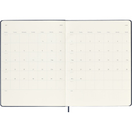 Calendrier 12M Weekly Notebook 2026 Hardcover XL Sapphire Blue dans le groupe Papiers & Blocs / Calendriers et agendas / Calendriers 12 mois chez Pen Store (136128)