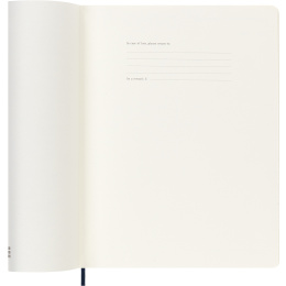 Calendrier 12M Weekly Notebook 2026 Softcover XL Sapphire Blue dans le groupe Papiers & Blocs / Calendriers et agendas / Calendriers 12 mois chez Pen Store (136129)