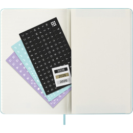 Calendrier 12M Weekly Notebook 2026 Hardcover Large Aquamarine dans le groupe Papiers & Blocs / Calendriers et agendas / Calendriers 12 mois chez Pen Store (136132)