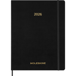 Calendrier 12M Weekly Vertical 2026 Essential Softcover XXL Black dans le groupe Papiers & Blocs / Calendriers et agendas / Calendriers 12 mois chez Pen Store (136134)