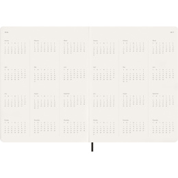 Calendrier 12M Weekly Vertical 2026 Essential Softcover XXL Black dans le groupe Papiers & Blocs / Calendriers et agendas / Calendriers 12 mois chez Pen Store (136134)