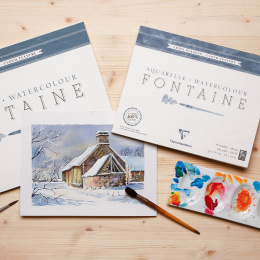 Fontaine Bloc aquarelle Cloud Texture 36x48 cm 300g dans le groupe Papiers & Blocs / Bloc Artiste / Papier pour aquarelle chez Pen Store (136138)