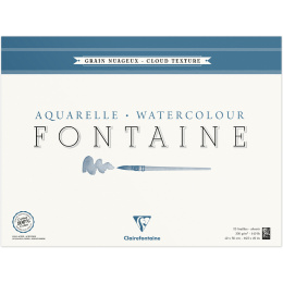 Fontaine Bloc aquarelle Cloud Texture 42x56 cm 300g dans le groupe Papiers & Blocs / Bloc Artiste / Papier pour aquarelle chez Pen Store (136139)