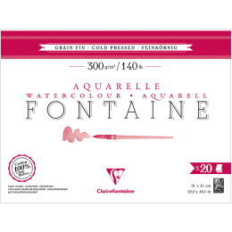 Fontaine Bloc aquarelle CP 31x41 cm 300g dans le groupe Papiers & Blocs / Bloc Artiste / Papier pour aquarelle chez Pen Store (136143)