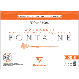 Fontaine Bloc aquarelle HP 31x41 cm 300g dans le groupe Papiers & Blocs / Bloc Artiste / Papier pour aquarelle chez Pen Store (136149)