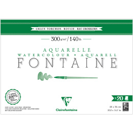 Fontaine Bloc aquarelle Rough 26x36 cm 300g dans le groupe Papiers & Blocs / Bloc Artiste / Papier pour aquarelle chez Pen Store (136154)