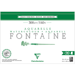 Fontaine Bloc aquarelle Rough 36x51 cm 300g dans le groupe Papiers & Blocs / Bloc Artiste / Papier pour aquarelle chez Pen Store (136156)