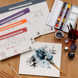 Fontaine Bloc aquarelle Semi-Glazed 18x24 cm 300g dans le groupe Papiers & Blocs / Bloc Artiste / Papier pour aquarelle chez Pen Store (136158)