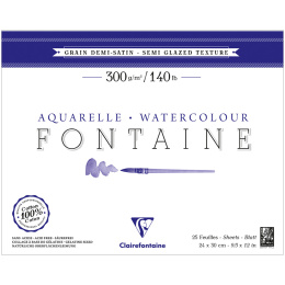Fontaine Bloc aquarelle Semi-Glazed 24x30 cm 300g dans le groupe Papiers & Blocs / Bloc Artiste / Papier pour aquarelle chez Pen Store (136159)