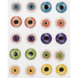 Yeux 3D 20 mm dans le groupe Loisirs créatifs / Fêtes et saisons / Halloween chez Pen Store (136210)