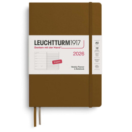 Calendrier Weekly Planner & Notebook 2026 A5 Spice Brown dans le groupe Papiers & Blocs / Calendriers et agendas / Calendriers 12 mois chez Pen Store (136229) Calendrier Weekly Planner & Notebook 2026 A5 Spice Brown dans le groupe Papiers & Blocs / Calendriers et agendas / Calendriers 12 mois chez Pen Store (136229)
