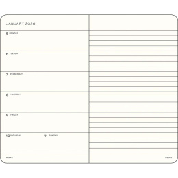 Calendrier Weekly Planner & Notebook 2026 A6 Dusty Rose dans le groupe Papiers & Blocs / Calendriers et agendas / Calendriers 12 mois chez Pen Store (136231) Calendrier Weekly Planner & Notebook 2026 A6 Dusty Rose dans le groupe Papiers & Blocs / Calendriers et agendas / Calendriers 12 mois chez Pen Store (136231)