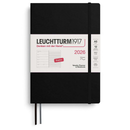 Calendrier Weekly Planner & Notebook 2026 A5 Soft Cover Black dans le groupe Papiers & Blocs / Calendriers et agendas / Calendriers 12 mois chez Pen Store (136238) Calendrier Weekly Planner & Notebook 2026 A5 Soft Cover Black dans le groupe Papiers & Blocs / Calendriers et agendas / Calendriers 12 mois chez Pen Store (136238)