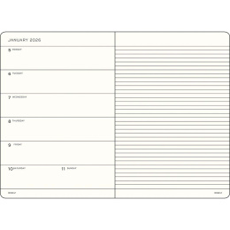 Calendrier Weekly Planner & Notebook 2026 A5 Soft Cover Dusty Rose dans le groupe Papiers & Blocs / Calendriers et agendas / Calendriers 12 mois chez Pen Store (136240) Calendrier Weekly Planner & Notebook 2026 A5 Soft Cover Dusty Rose dans le groupe Papiers & Blocs / Calendriers et agendas / Calendriers 12 mois chez Pen Store (136240)