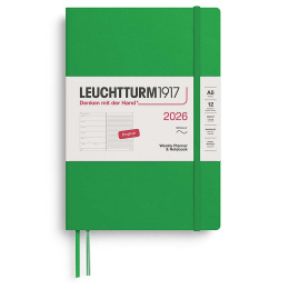Calendrier Weekly Planner & Notebook 2026 A5 Soft Cover Spring Leaf dans le groupe Papiers & Blocs / Calendriers et agendas / Calendriers 12 mois chez Pen Store (136245) Calendrier Weekly Planner & Notebook 2026 A5 Soft Cover Spring Leaf dans le groupe Papiers & Blocs / Calendriers et agendas / Calendriers 12 mois chez Pen Store (136245)