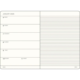 Calendrier Weekly Planner & Notebook 2026 A5 Soft Cover Spice Brown dans le groupe Papiers & Blocs / Calendriers et agendas / Calendriers 12 mois chez Pen Store (136250) Calendrier Weekly Planner & Notebook 2026 A5 Soft Cover Spice Brown dans le groupe Papiers & Blocs / Calendriers et agendas / Calendriers 12 mois chez Pen Store (136250)