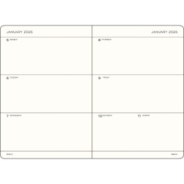 Calendrier Weekly Planner 2026 A5 Forest Green dans le groupe Papiers & Blocs / Calendriers et agendas / Calendriers 12 mois chez Pen Store (136256)