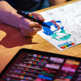 Posca PC-5M Manga Hero Ensemble de 8 dans le groupe Stylos / Crayons d'artistes / Marqueurs acryliques chez Pen Store (136280) Posca PC-5M Manga Hero Ensemble de 8 dans le groupe Stylos / Crayons d'artistes / Marqueurs acryliques chez Pen Store (136280)
