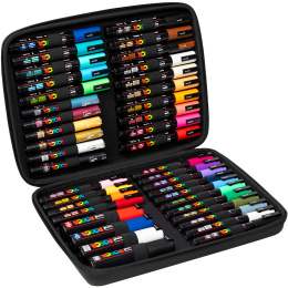 Marqueur Posca lot de 40 étui Rubbercase dans le groupe Stylos / Crayons d'artistes / Marqueurs acryliques chez Pen Store (136282) Marqueur Posca lot de 40 étui Rubbercase dans le groupe Stylos / Crayons d'artistes / Marqueurs acryliques chez Pen Store (136282)